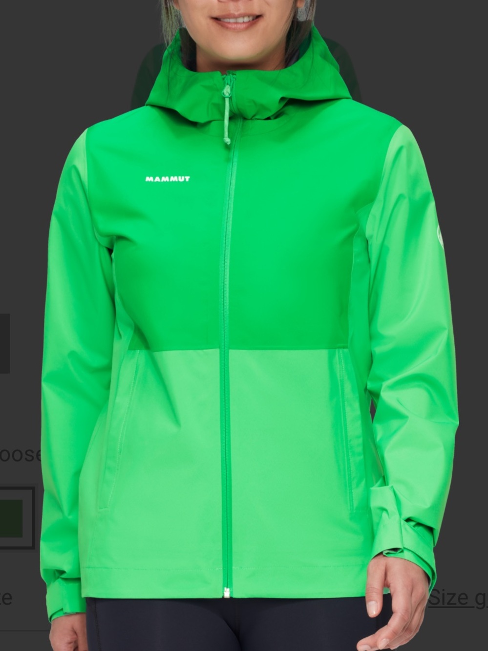 MAMMUT Linard Light HS Hooded Jacket NWT Aurora Pinea Kelly Green size medium